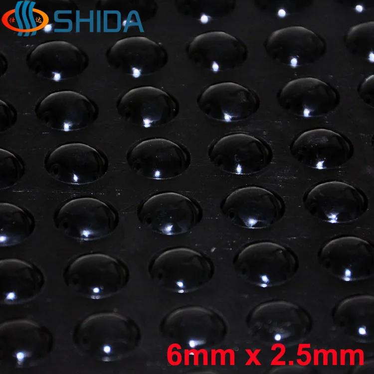 2000 pcs 6*2.5mm ڱ  ε巴   anti slip ձ  Ǹ  Ʈ е sticky silicone shock absorber